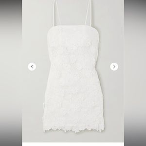 Zimmerman Raie Mini Dress - Floral Appliqué